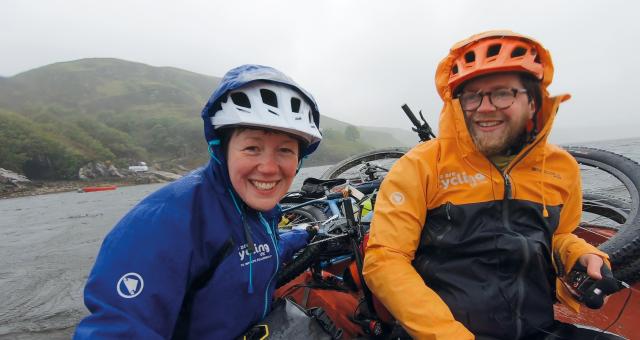 Cycling UK staff take the ferry to Cape Wrath
