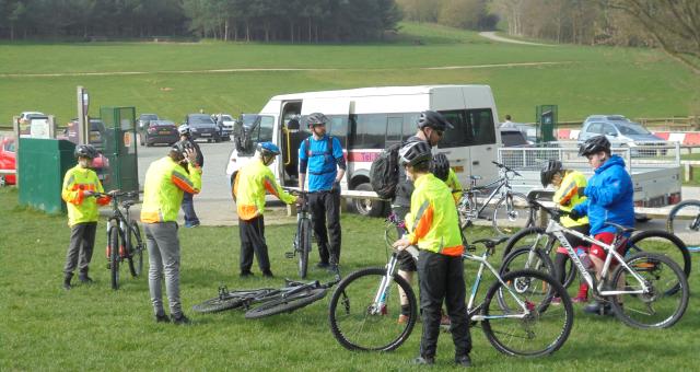 Group of cyclist from North Liverpool Cycling Project