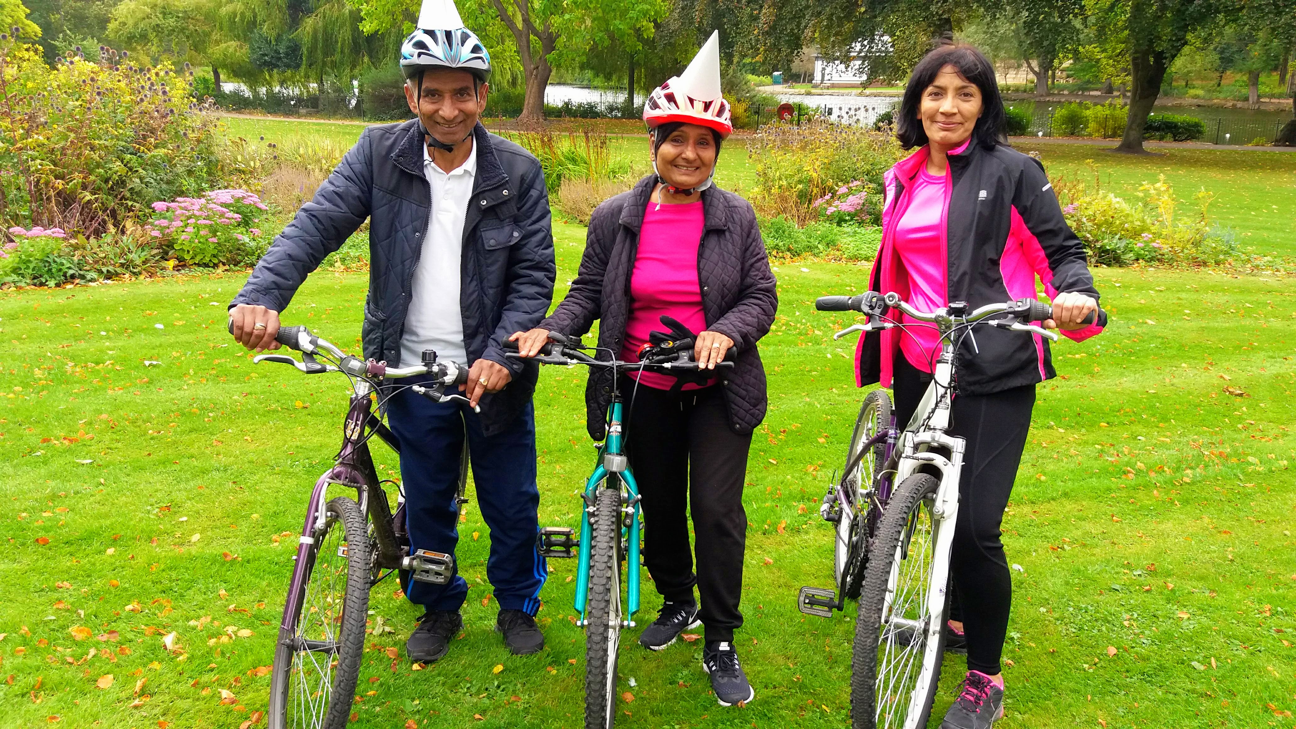 Members of the Walsall Arboretum club