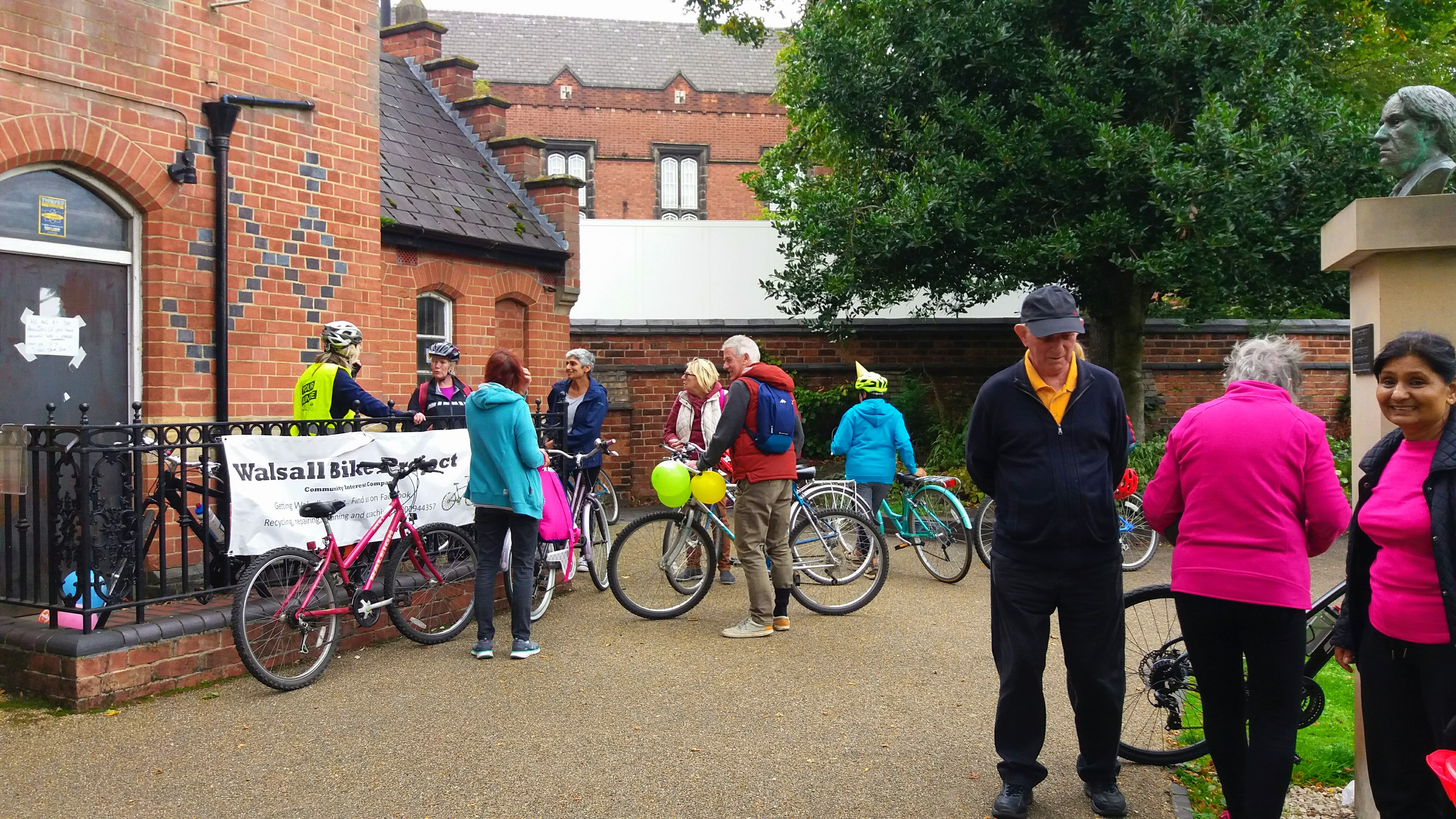 Getting the bikes ready