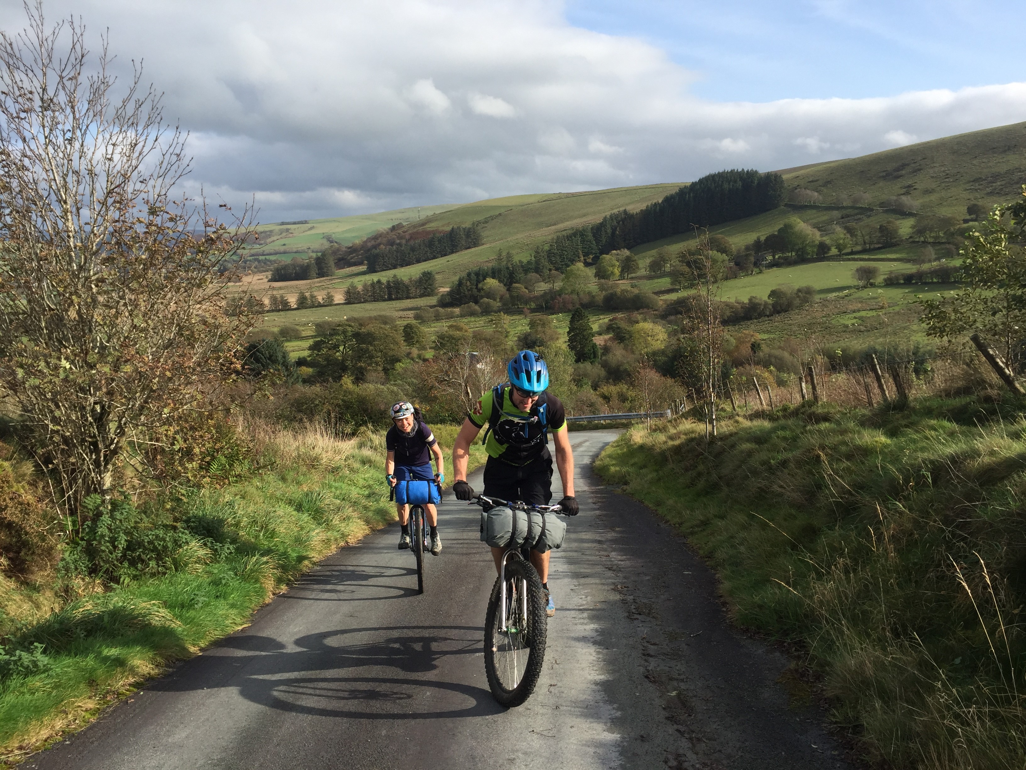 Cyclists in the Elan Valley by Emily Chappell