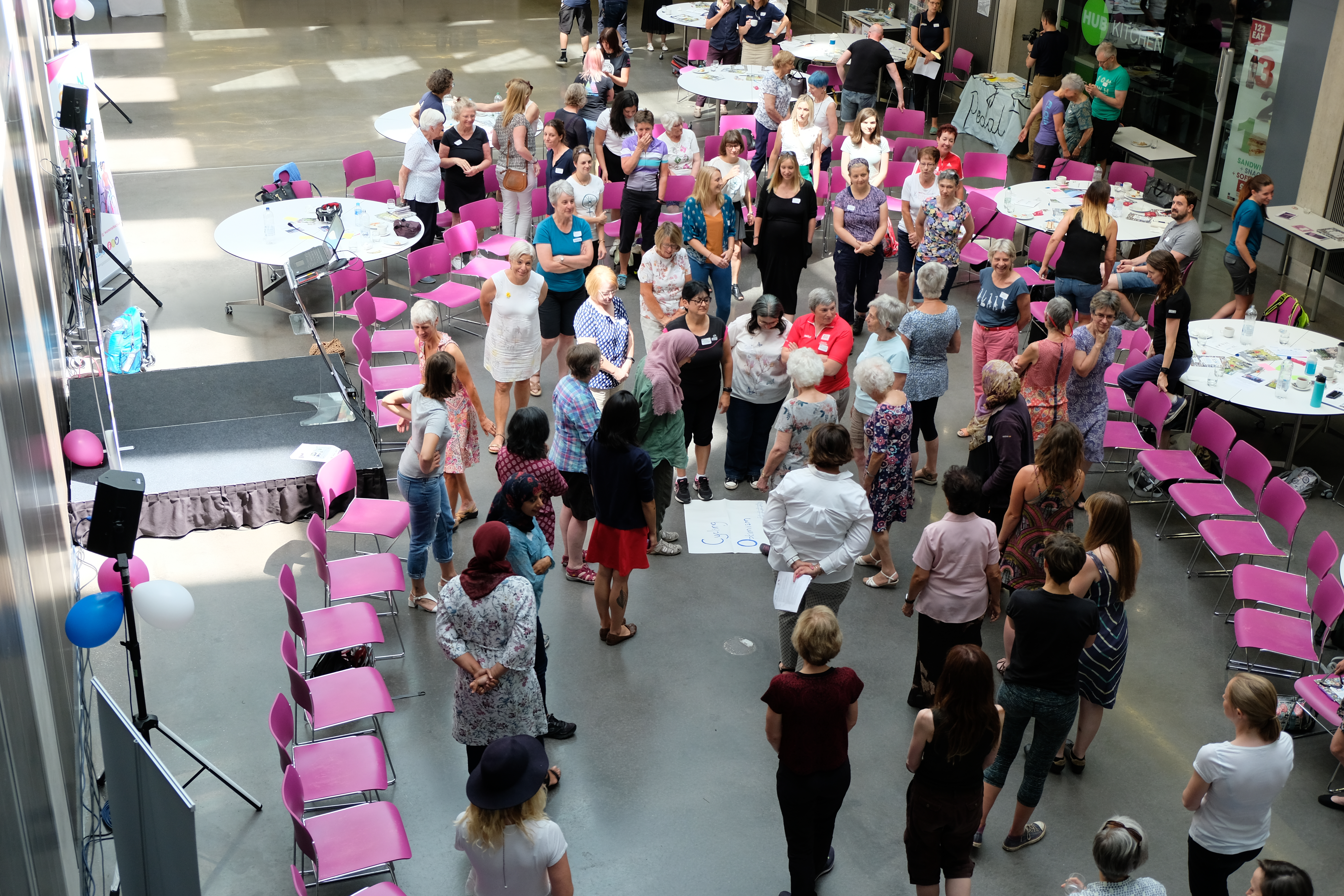 Voting with their feet; Eve Holt leads a discussion into optimism