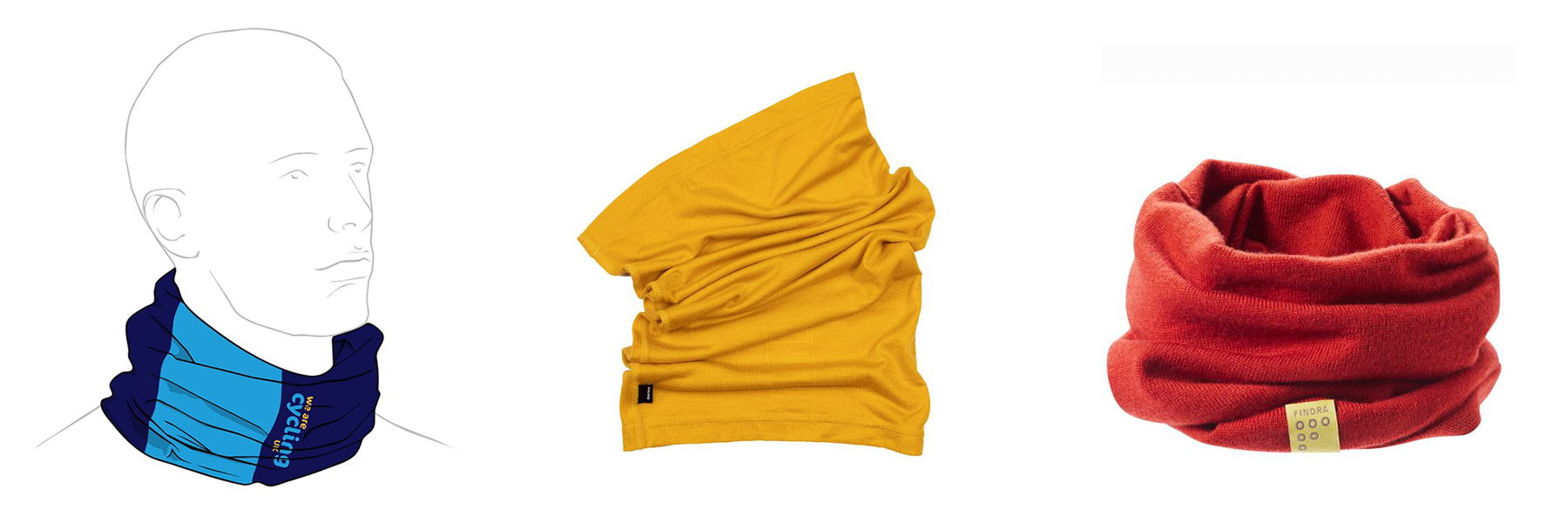 Buffs: Cycling UK, finisterre, FINDRA