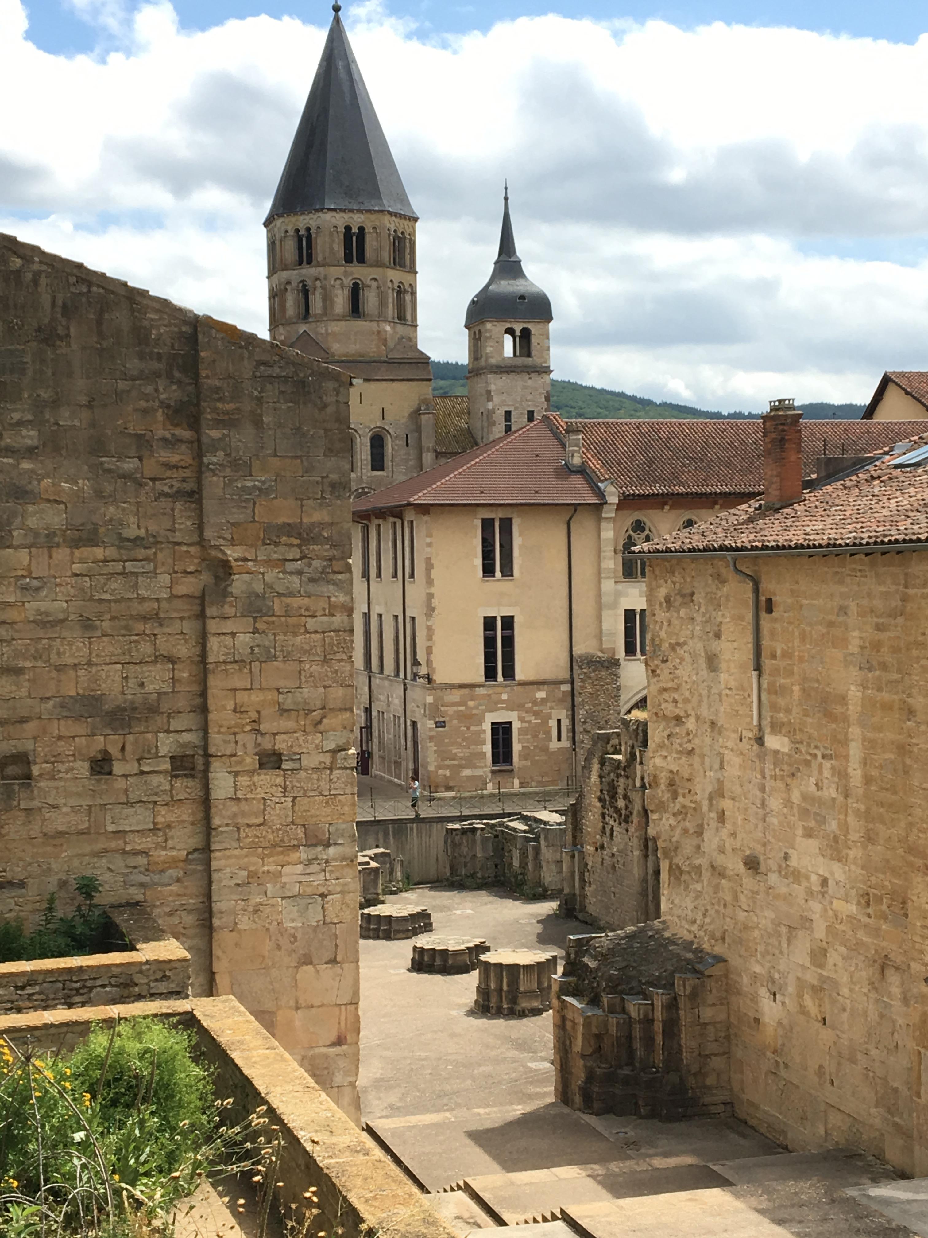 The remains of Cluny Abbey