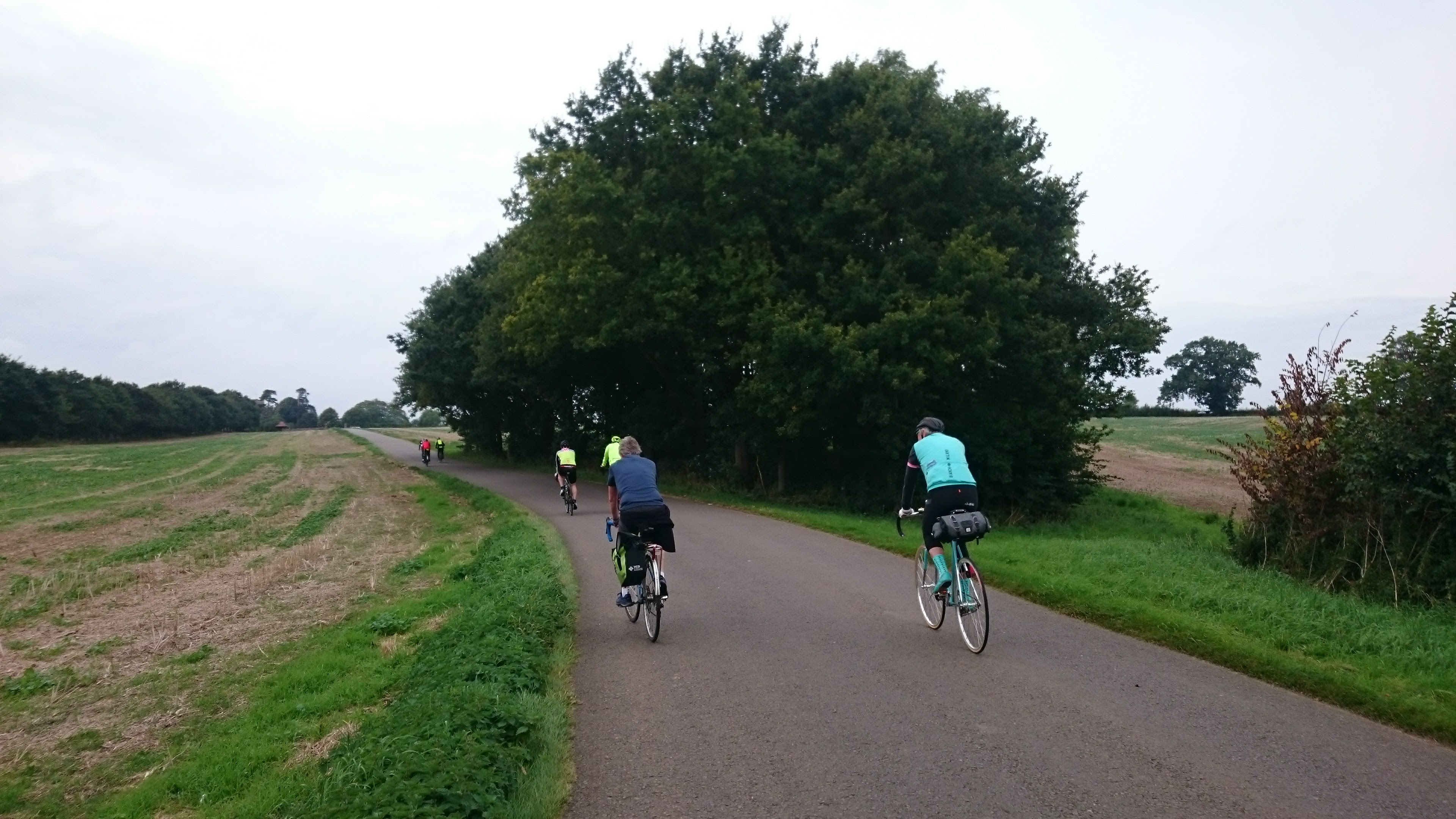 CTC Northampton cycling near Althorp House