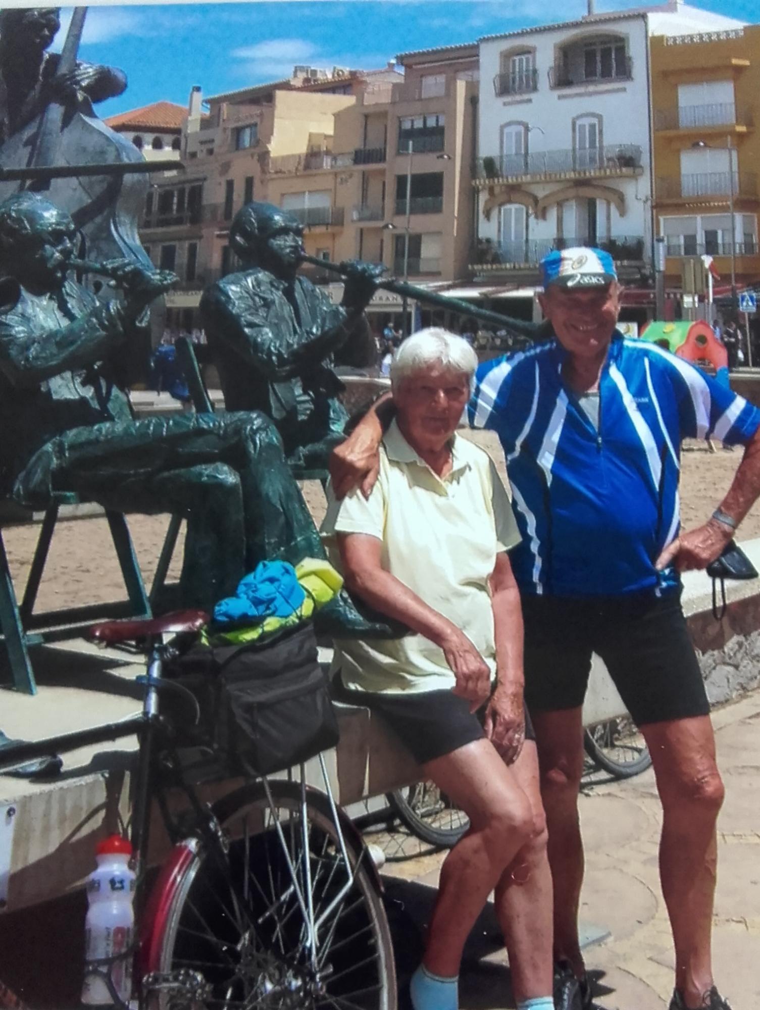 Pamela and Jack in L'Escala, Spain