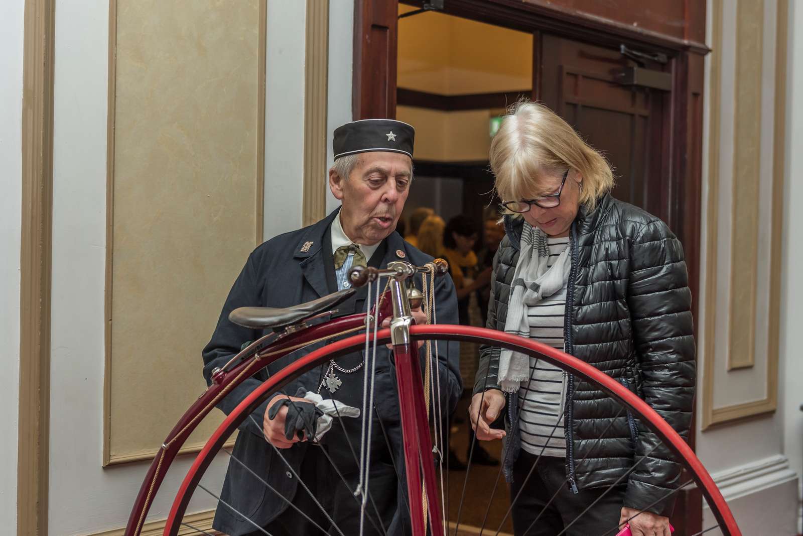 Bygone Bykes cycling club show their vintage bikes