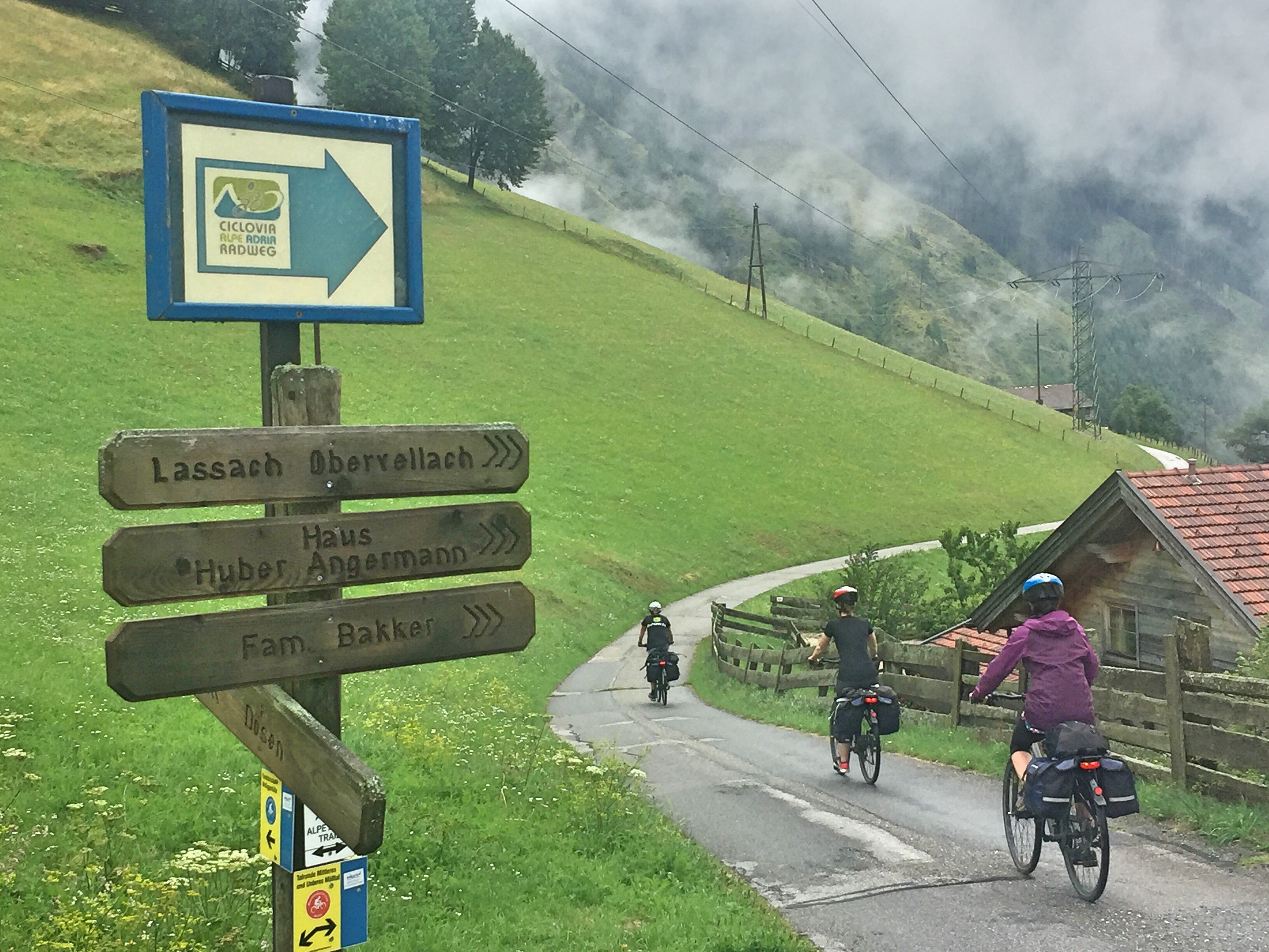 Cycling Alpe Adria trail