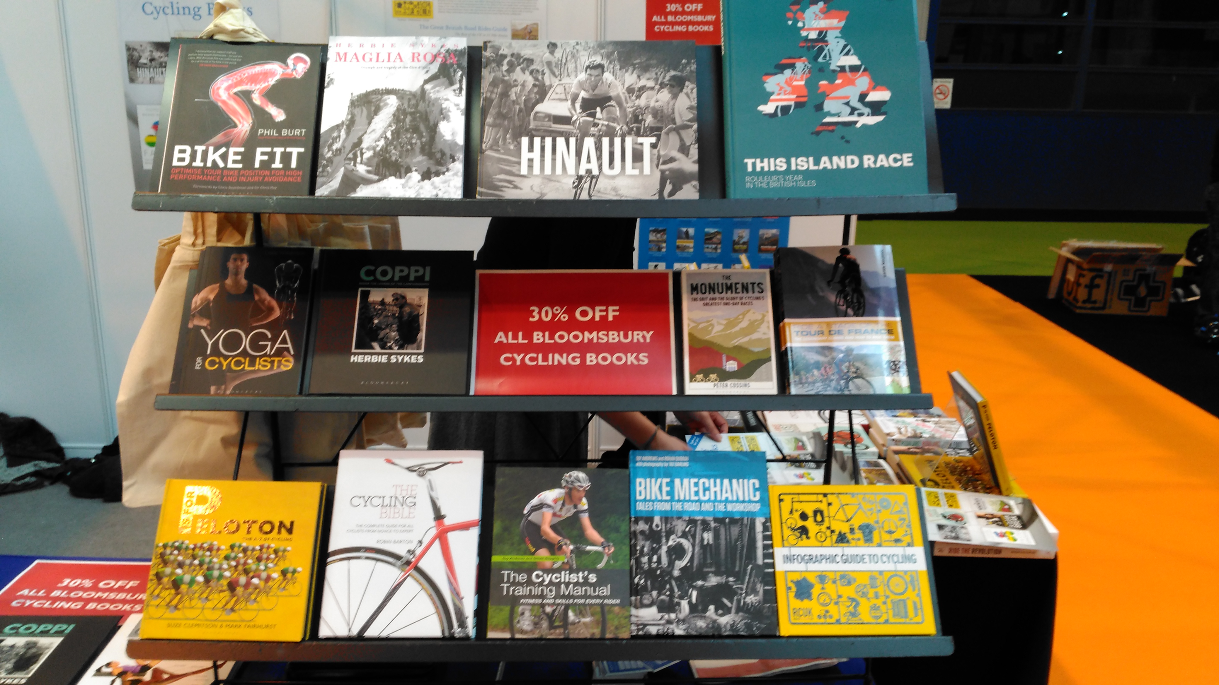 Bike books from Bloomsbury