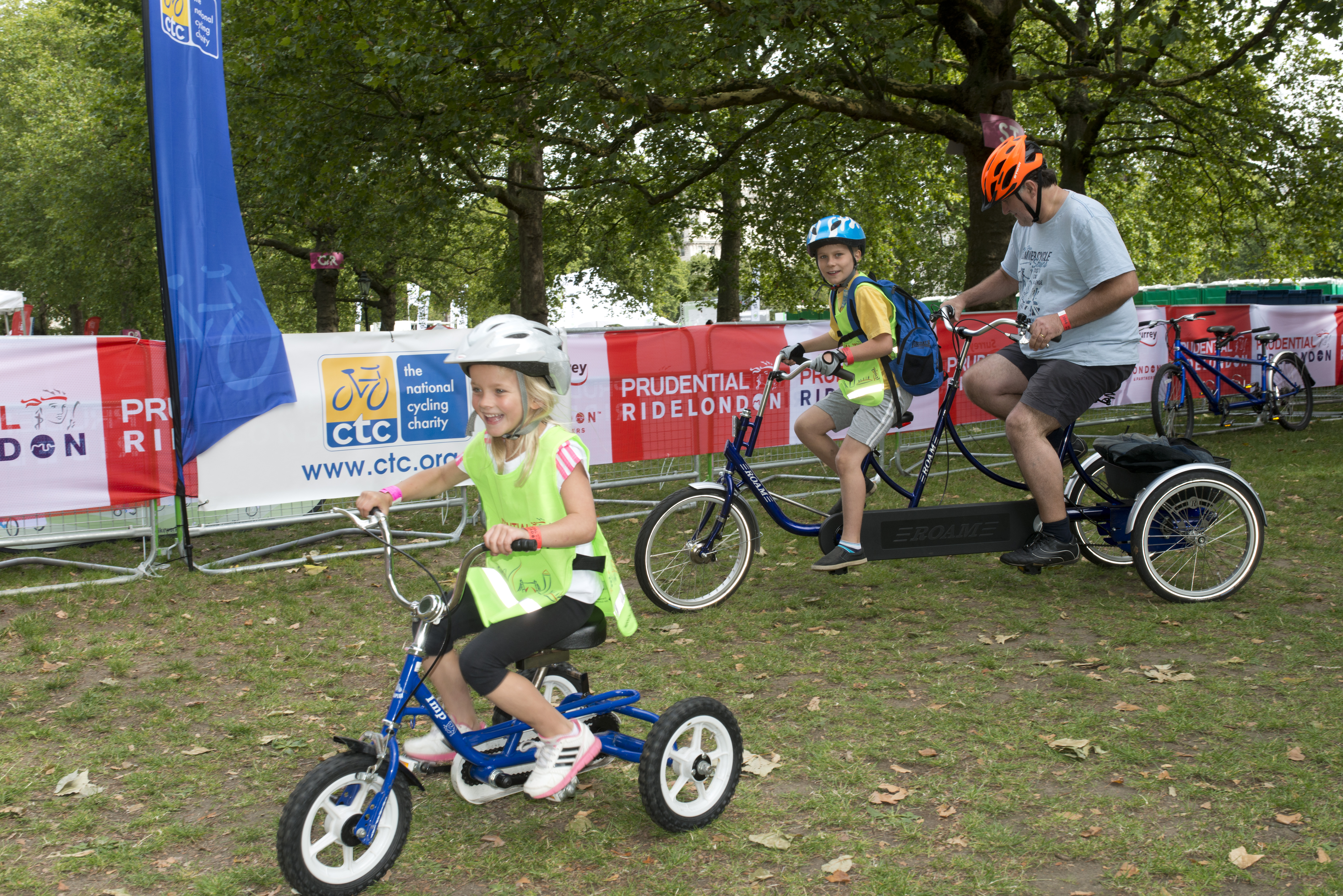 We had a great variety of adapted bikes on display