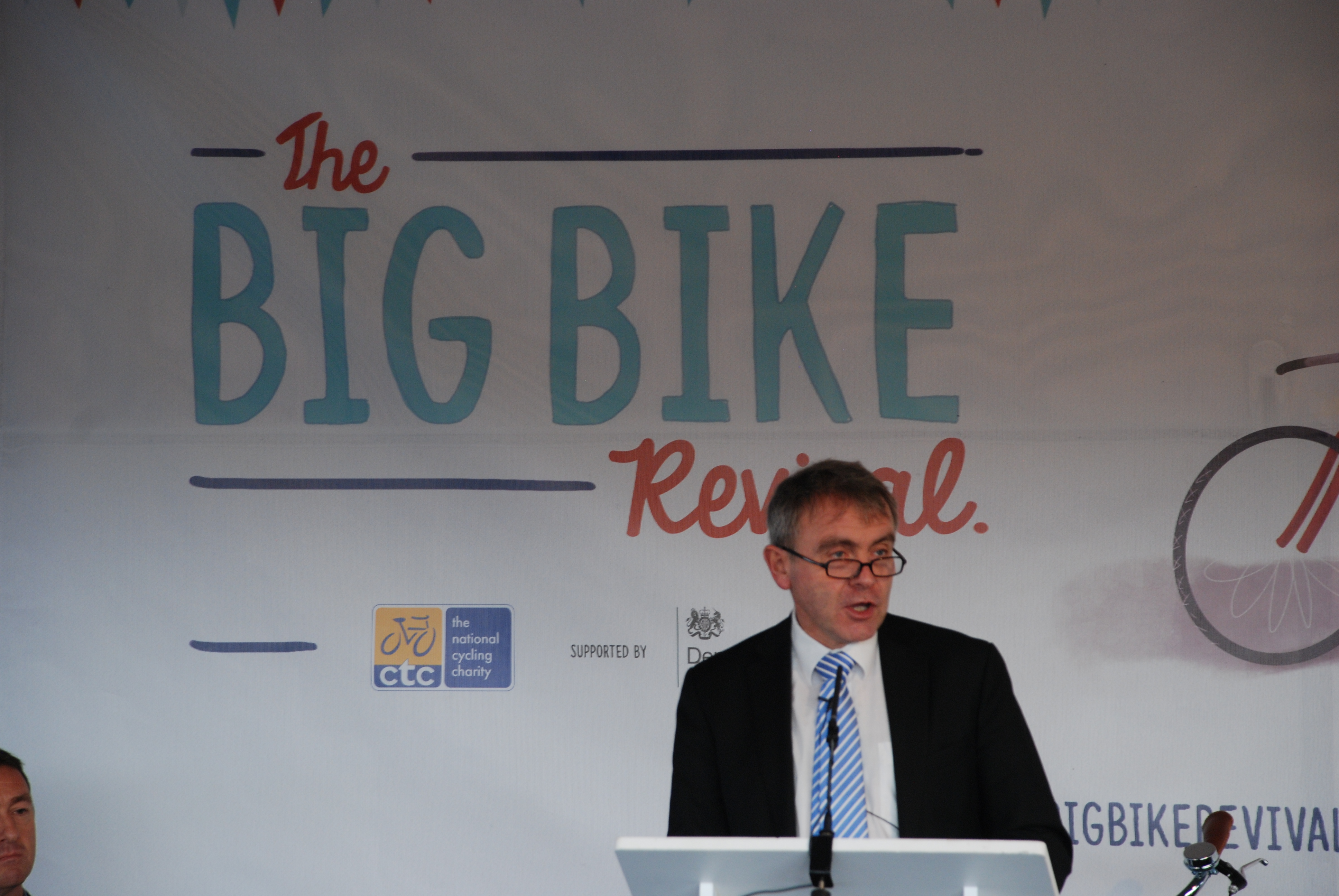 Cycling Minister Robert Goodwill