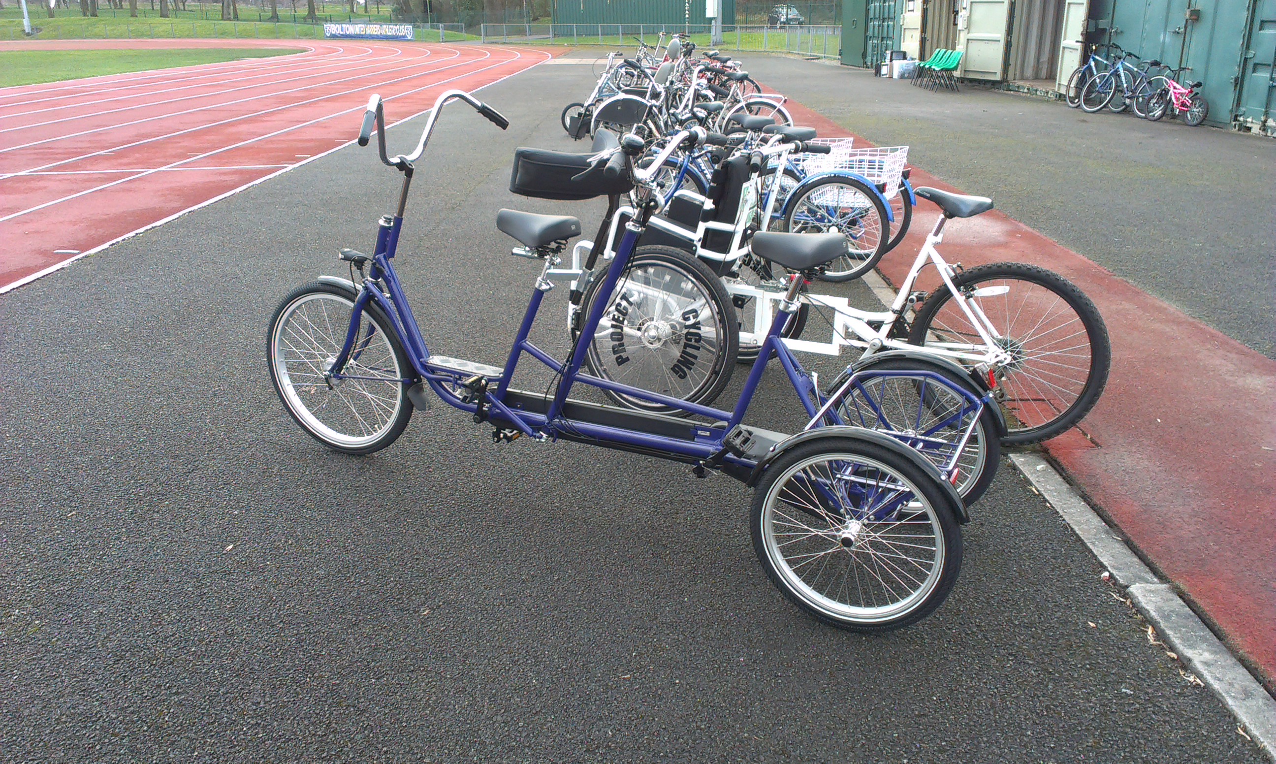 in-line tandem trike