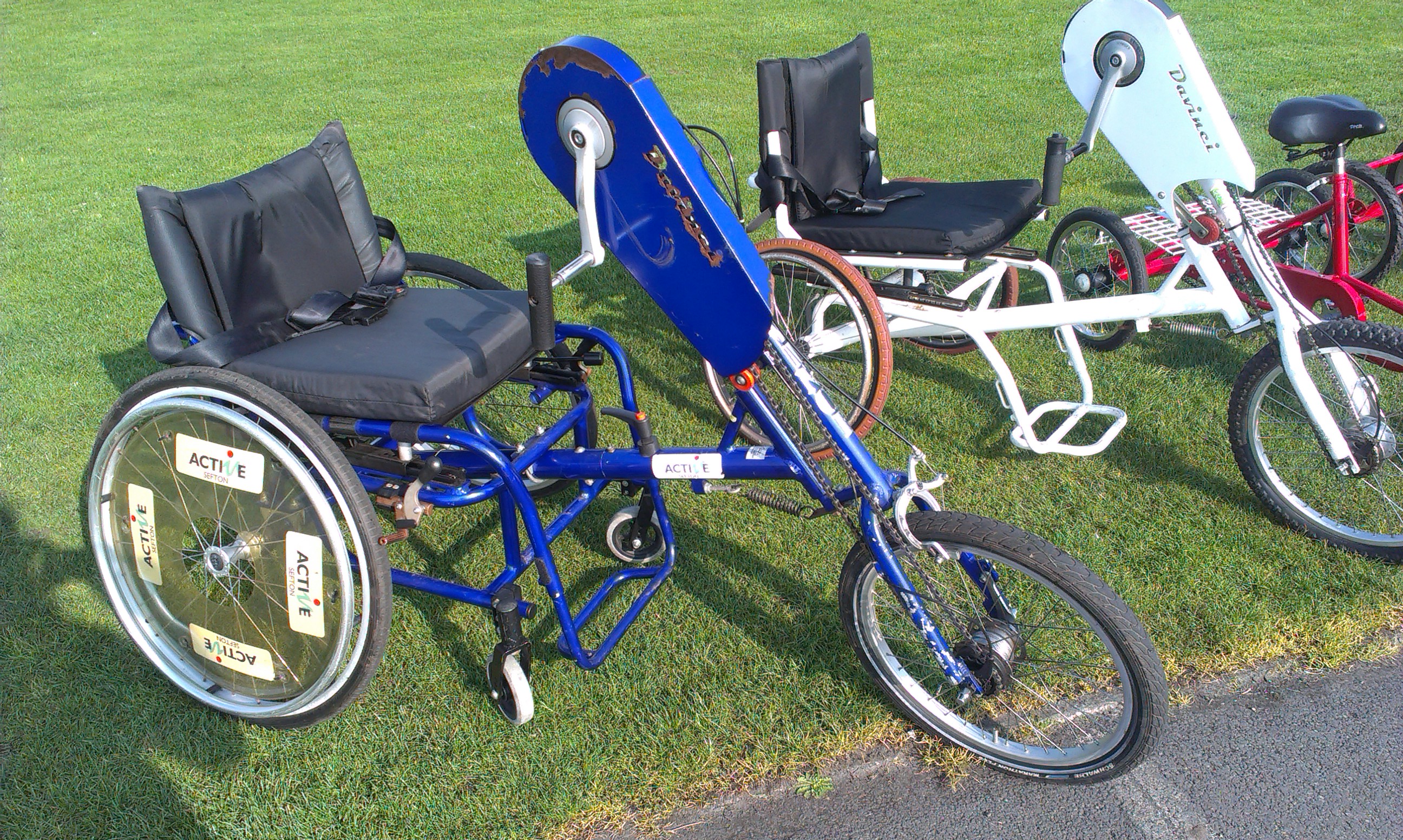 Hand cycle trike