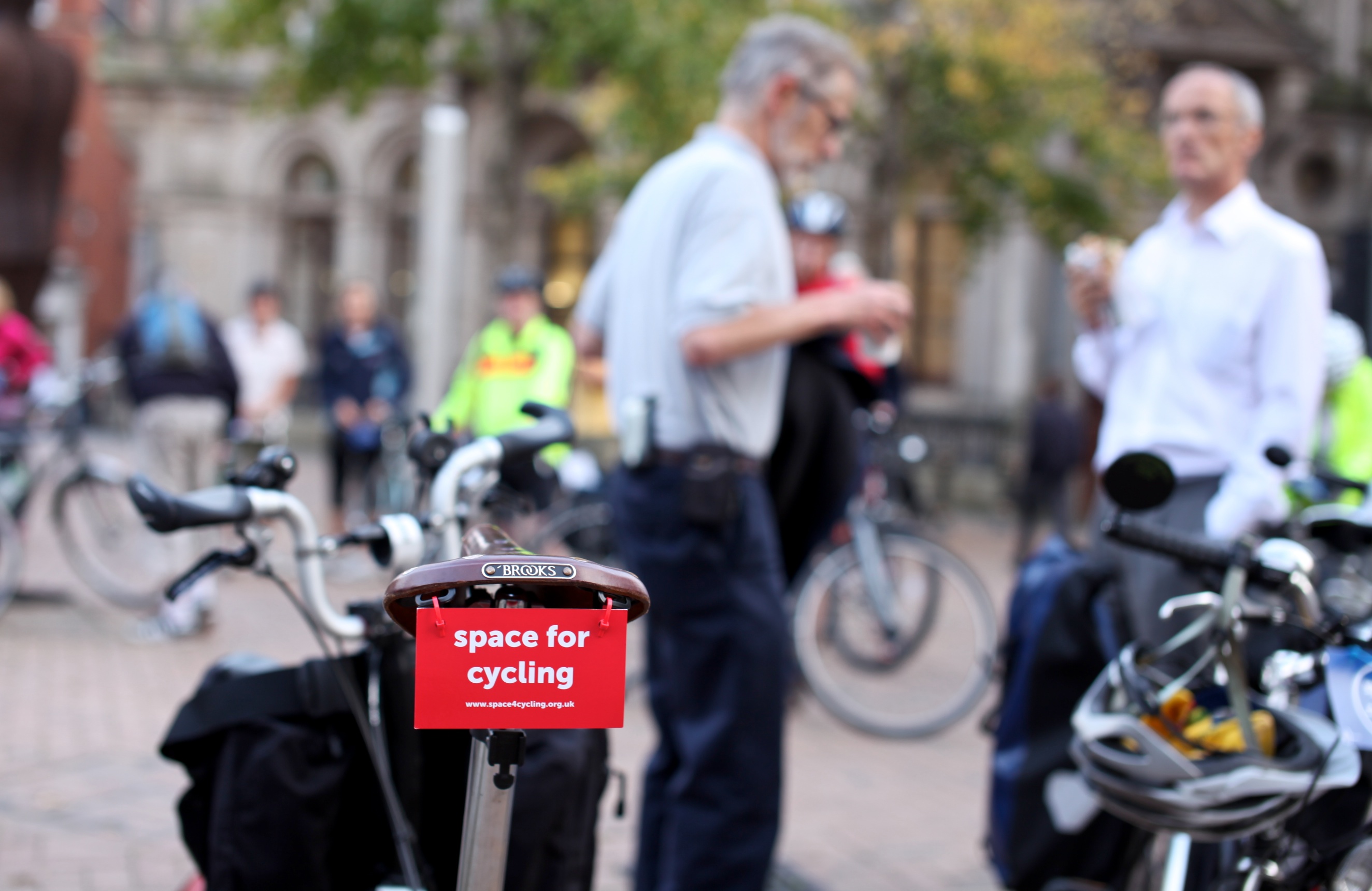 Getting ready for CTC's Space for Cycling ride