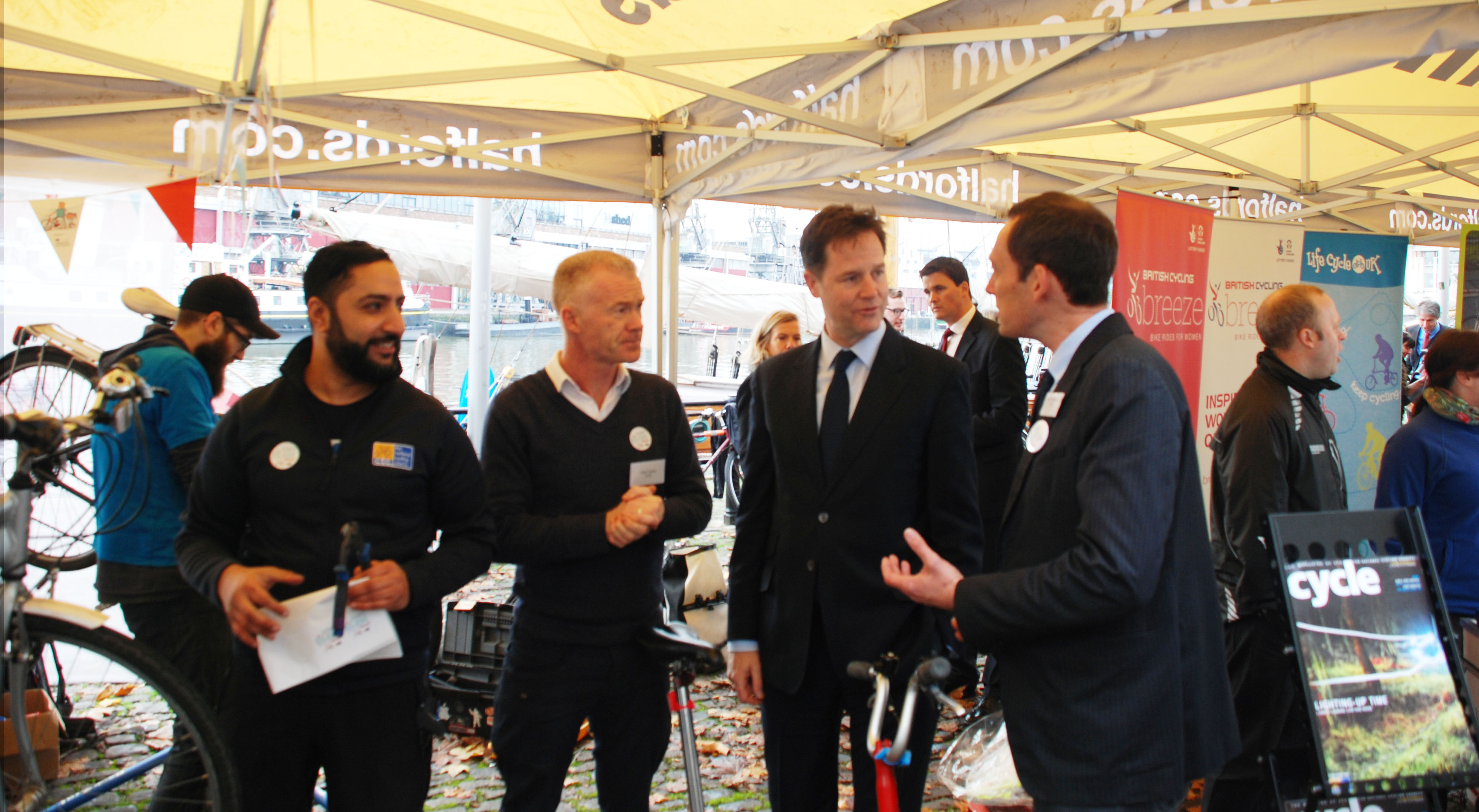 Nick Clegg at CTC Big Bike Revival