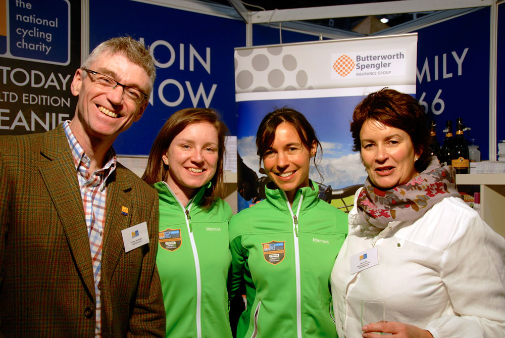 Gordon Seabright (Chief Exec of CTC), Lydia, Tamina &amp; Jaki Lowe (CTC Councillor)