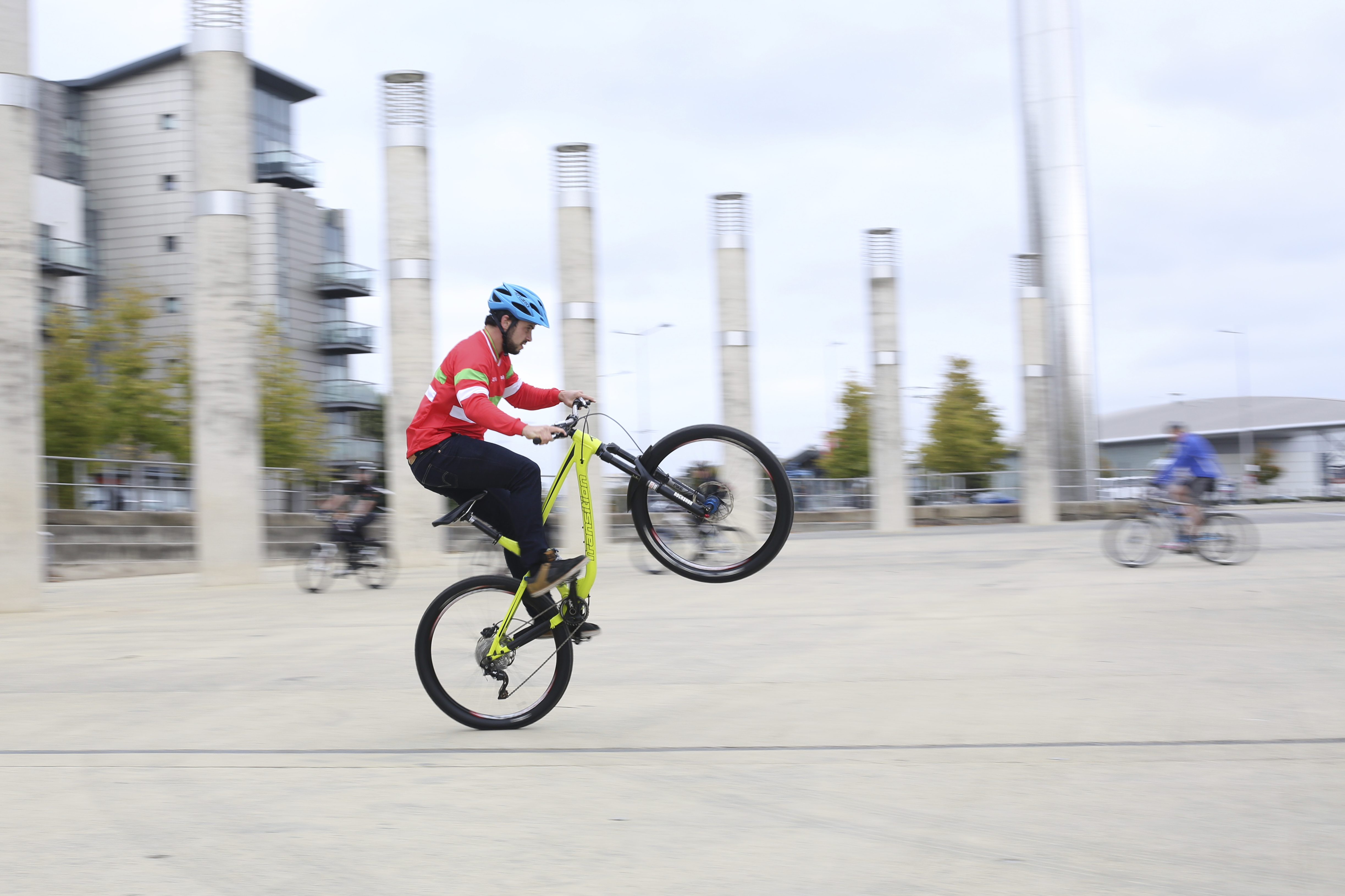 Supporters for Trails for Wales in Cardiff