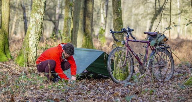Tarp 2025 bike shelter
