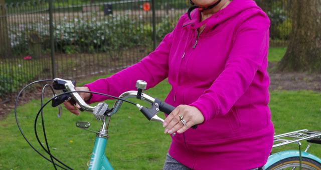 Former doctor Kishori Agrawal started cycling again after the Big Bike Revival in 2017