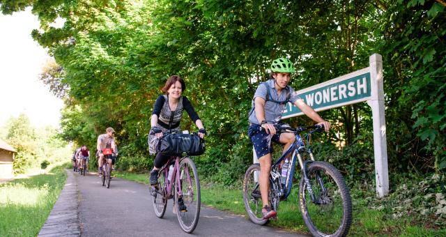 The old closed Bramley-Wonersh station on the Downslink