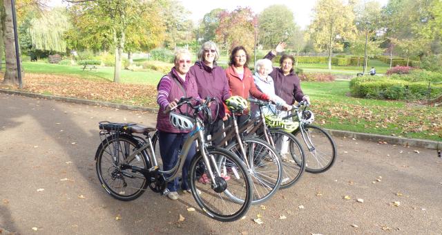 Walsall Arboretum Community Cycling Club before the theft