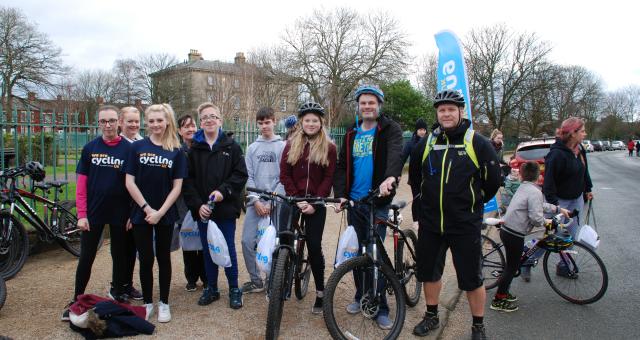 Staff and pupils from Wirral Hospital School