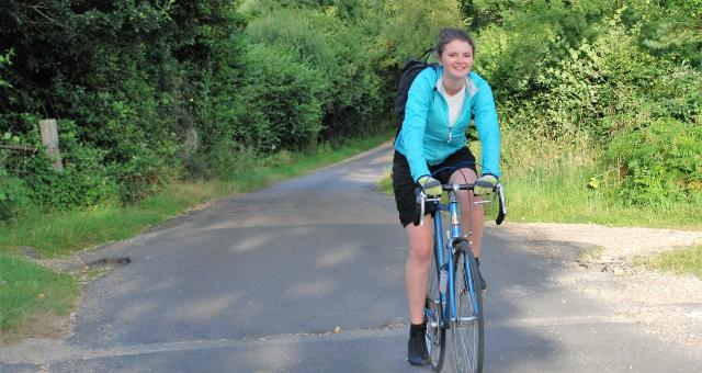 Ruby Seber at the New Forest Family Cycle week