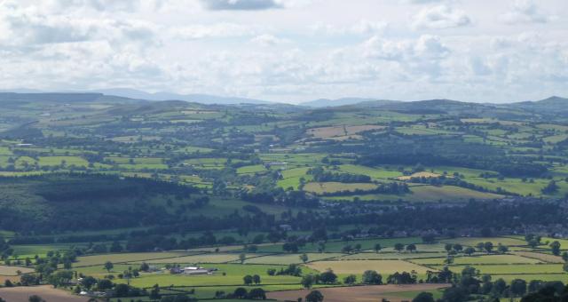 View over the Vale of Clwyd