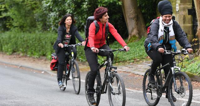 Ladies group ride by Joolze Dymond