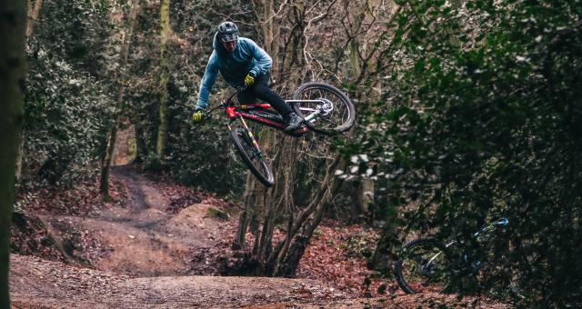 Sam Pilgrim on Haibike e-MTB