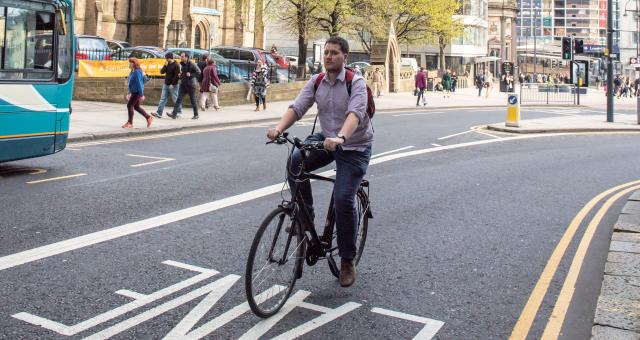 ‘Take the lane’ when there isn’t room for cars – or buses – to overtake you safely