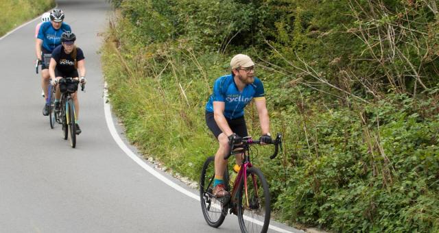 Riders on a road ride  Photo by Ian Stratton