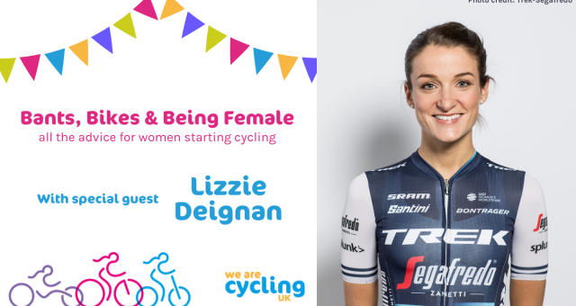 Lizzie Deignan appears talking cycling and pregnancy with Cycling UK