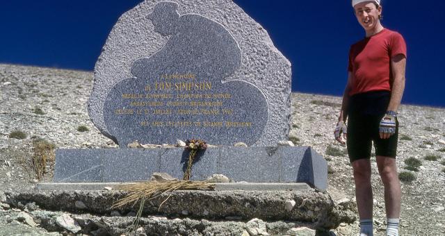 Mystery cyclist photographed on Mt Ventoux in 1985