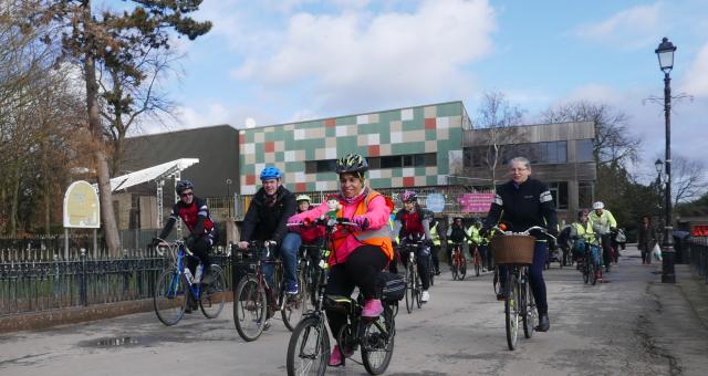 Community Cycle Clubs such as this one in Birmingham help people from all walks of life get on their bikes