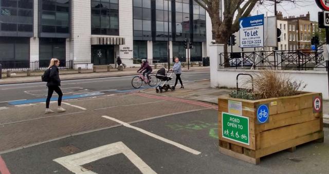 Low traffic neighbourhood. Photo: Cycling UK