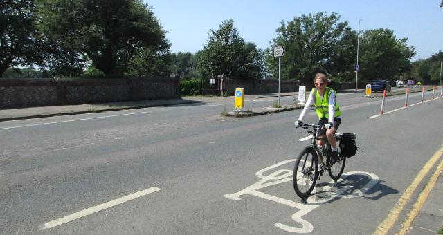 Brighton &amp; Hove cycle lane