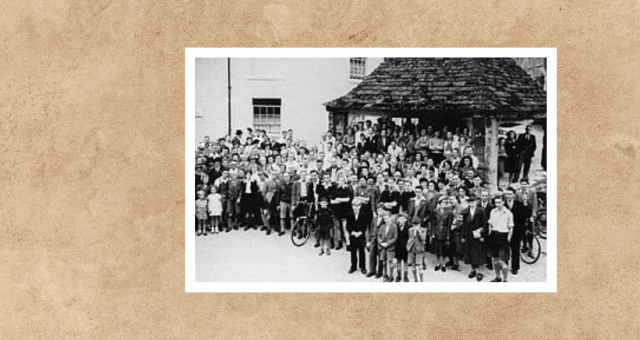 The church service at Castle Combe in Wilts has taken place every year since 1945