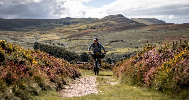 Climbing Conwy Mountain on the Traws Eryri.