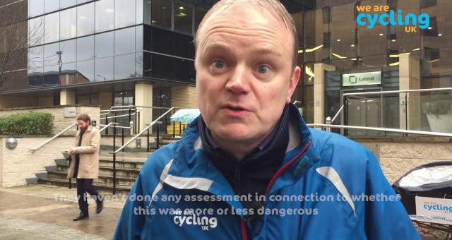 Duncan Dollimore, head of Campaigns for Cycling UK