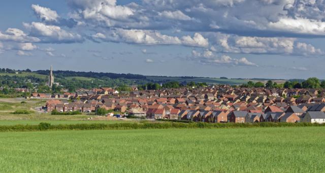 Greenfield housing. Photo CC Richard Bamford