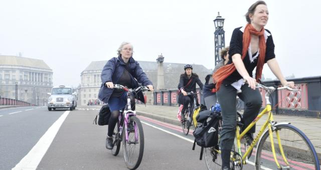 London commuter cyclists