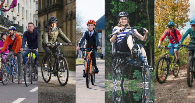 Different types of cyclists