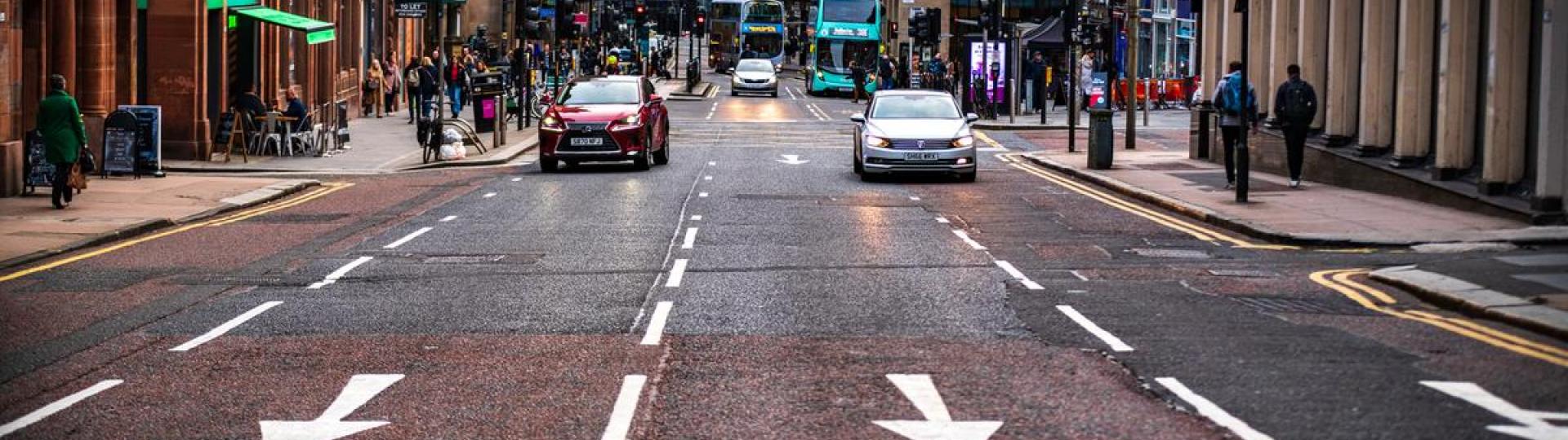New system will make it easier to report road crimes City centre street with multiple lanes of traffic