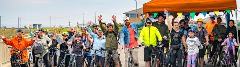 A BBR ride event taking place in Margate