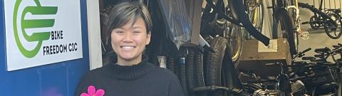 Mavis Mak, Development Manager at E-Bike Freedom