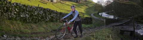 Going for a walk with your bike