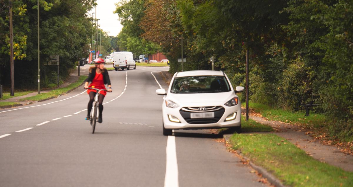 Mandatory cycle lane new arrivals