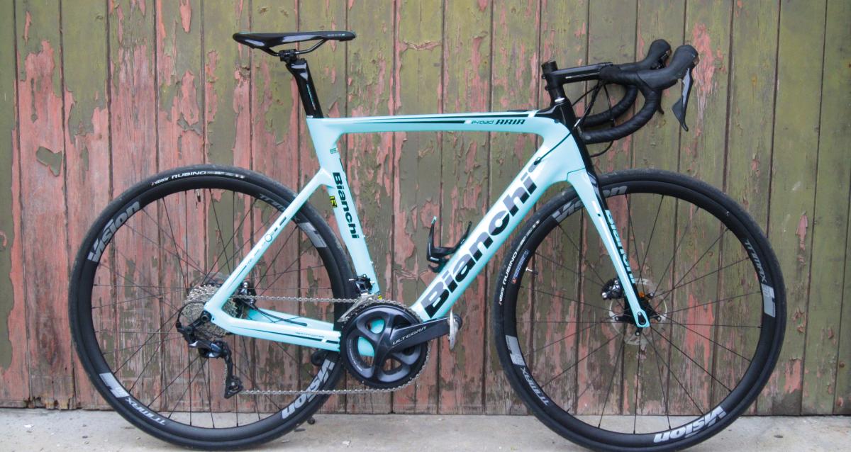 bianchi aria e-road ultegra disc electric road bike 2019 review Bike test: Bianchi Aria E-Road vs Orbea Gain M30