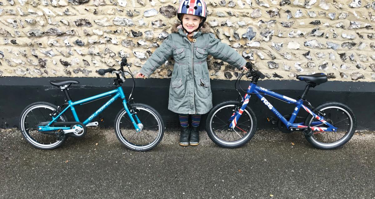 Bike test Islabikes Cnoc 16 vs Frog 48 Cycling UK